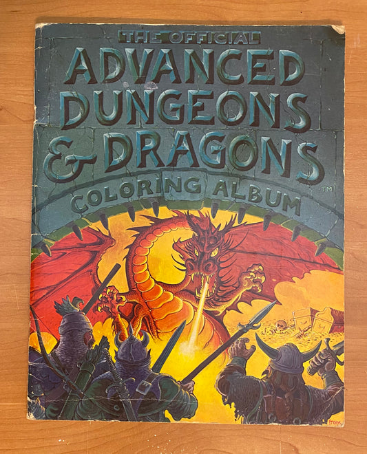 Advanced Dungeons & Dragons Coloring Book